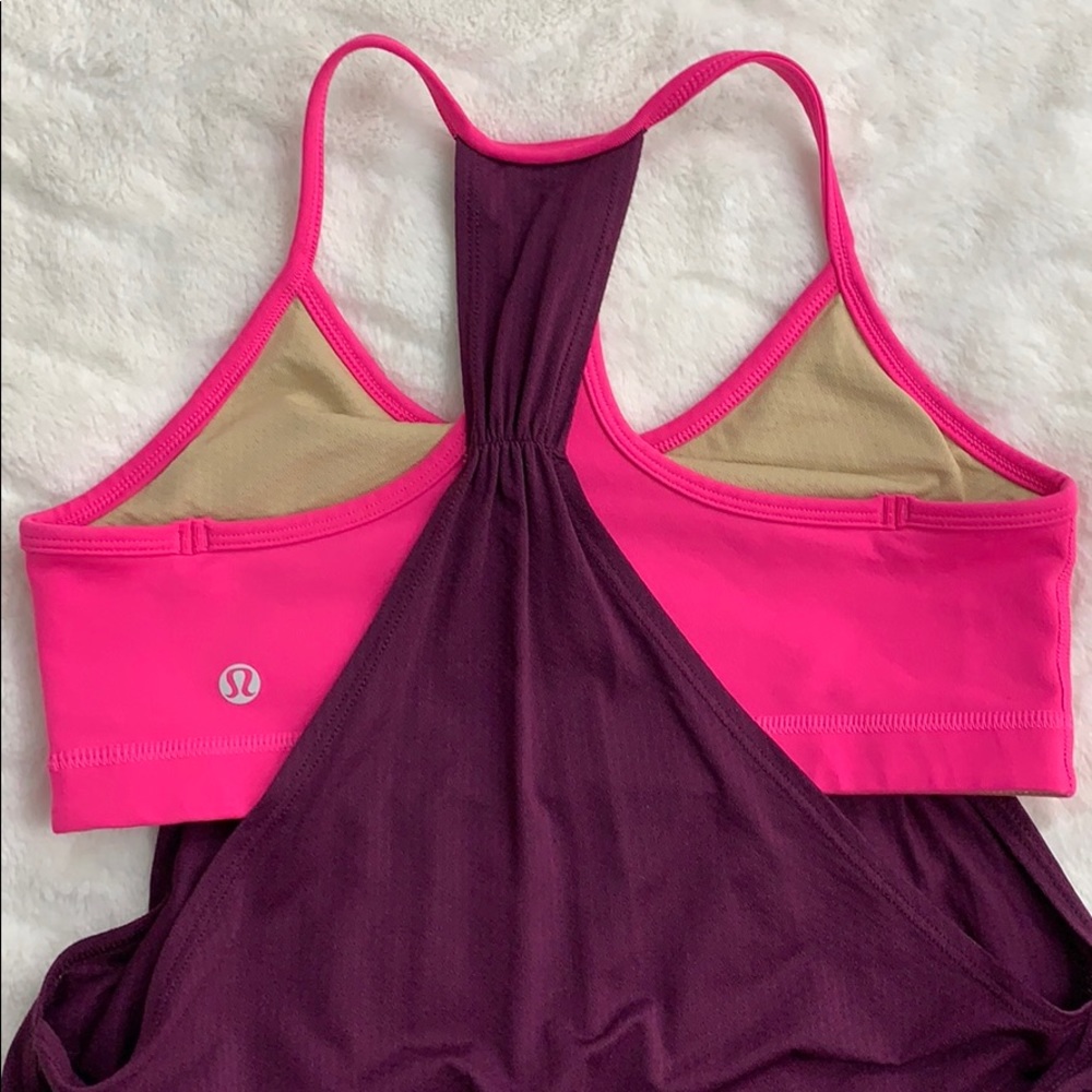Lululemon No Limits Tank Neon Pink 6 - Picture 2 of 6
